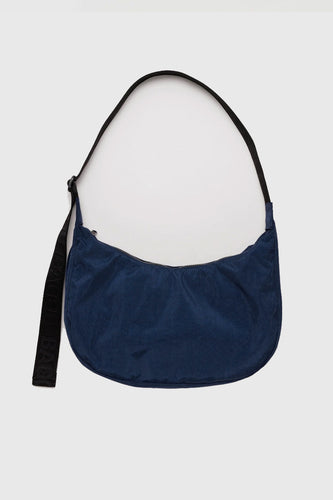 Baggu - Medium Nylon Crescent Bag, Navy