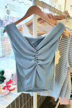 Dominique Healy - Niveah Tee, Blue Rib