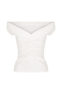 Dominique Healy - Niveah Tee, Off-White Rib