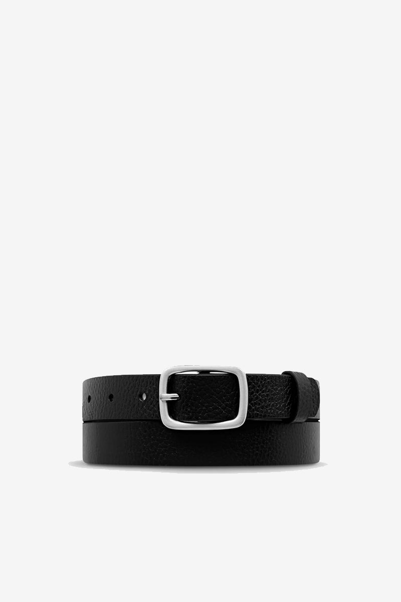 Status Anxiety - Nobody's Fault Belt, Black/ Silver