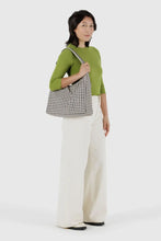 Baggu - Nylon Shoulder Bag, Black White Gingham