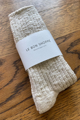 Le Bon Shoppe - Cottage Socks, Oatmeal