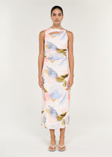 Staple The Label - Valea Mesh Midi Dress, Pastel Floral Watercolour