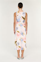 Staple The Label - Valea Mesh Midi Dress, Pastel Floral Watercolour