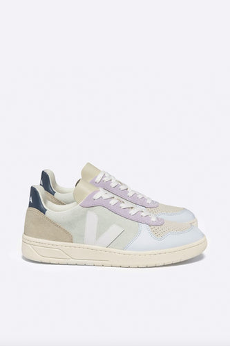 Veja - V10 Suede Sneaker, Jade / White / Multico