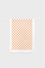 Lettuce - Tea Towel, Checkers Peach