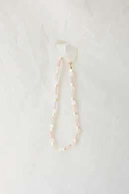 Crushes - Rhythm Necklace, Pink Watermelon Quartz