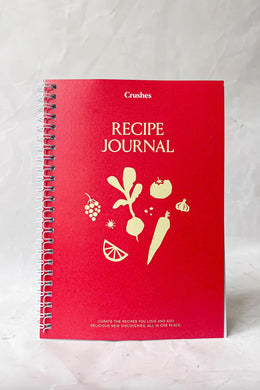 Crushes - Recipe Journal, Red