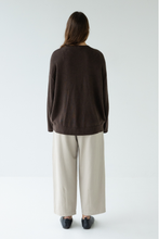 Sophie - Knitted Pullover, Cocoa