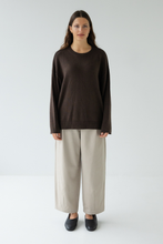 Sophie - Knitted Pullover, Cocoa