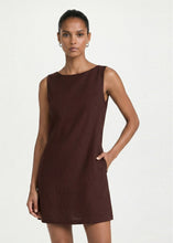 Staple The Label - Rhodes Mini Shift Dress, Chocolate