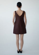 Staple The Label - Rhodes Mini Shift Dress, Chocolate