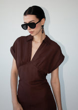 Staple The Label - Rhodes Midi Dress, Chocolate