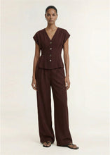 Staple The Label - Rhodes V Neck Top, Chocolate