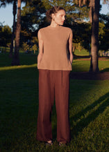 Staple The Label - Rhodes Tailored Pant, Chocolate