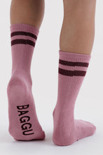 Baggu - Ribbed Sock, Wild Plum Stripe