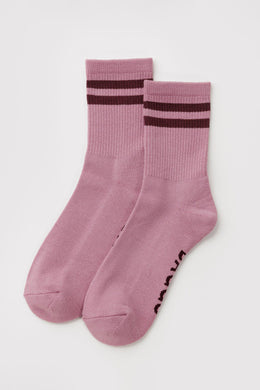 Baggu - Ribbed Sock, Wild Plum Stripe