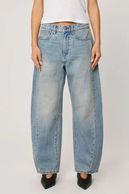 Rollas - Arc Barrel Crop Jean, Thunderbird