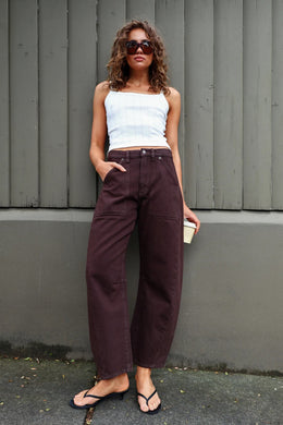 Rollas - Arc Barrel Trade Jean, Chocolate