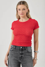 Rollas - Daisy Lace Tee, Candy Red