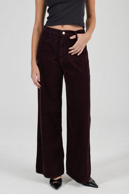 Rollas - Relaxed Sailor Long Cord, Dark Cherry