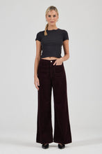 Rollas - Relaxed Sailor Long Cord, Dark Cherry