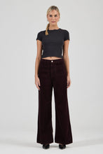 Rollas - Relaxed Sailor Long Cord, Dark Cherry