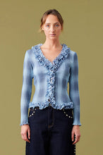 Ruby - Chelsea Crinkle Top, Blue Tartan