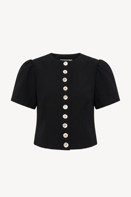 Ruby - Carolyn Short Sleeve Blazer, Black