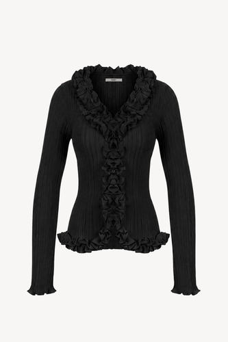 Ruby - Chelsea Crinkle Top, Black