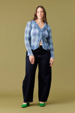 Ruby - Chelsea Crinkle Top, Blue Tartan