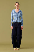 Ruby - Chelsea Crinkle Top, Blue Tartan