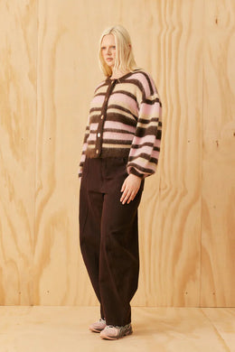 Ruby - Josie Cardigan, Neapolitan Stripe