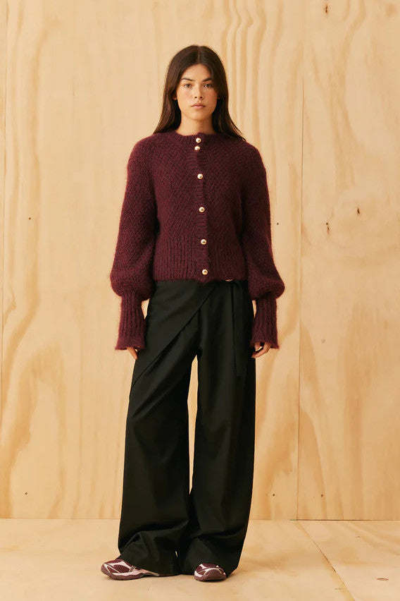 Ruby - Matilda Cardigan, Burgundy