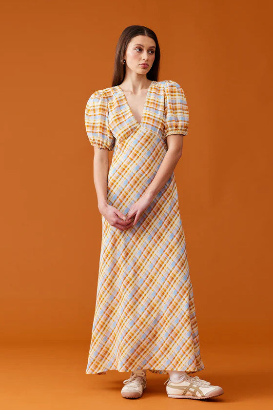 Tartan silk dress hotsell