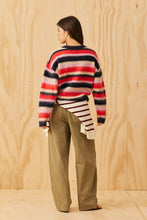 Ruby - Velma Sweater, Velvet Berry Stripe