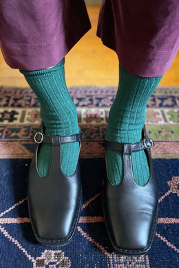 Le Bon Shoppe - Her Socks Lurex, Spruce Glitter