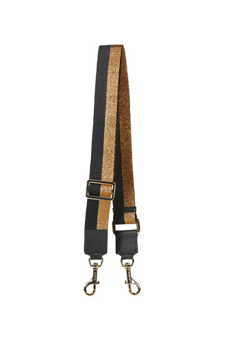 Saben - Feature Bag Strap, Bronze and Black Stripe