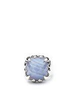 Stolen Girlfriends Club Jewellery - Claw Ring, Blue Lace Agate/ Silver