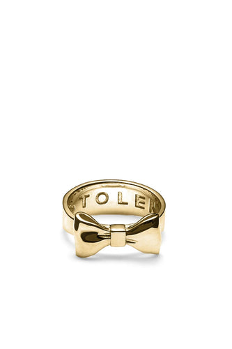 Stolen Girlfriends Club Jewellery - Bow Ring, 18K Gold Plated