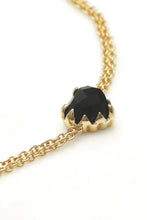 Stolen Girlfriends Club Jewellery - Love Claw Bracelet, Onyx / Gold Plated
