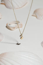 Sophie - She Shell Necklace, Gold/Pearl