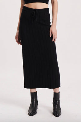 Rollas - Milan Knit Skirt, Black