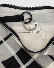 Baggu - Small Nylon Crescent Bag, Mixed Plaid