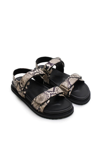 La Tribe - Isla Sandal, Snake/Black