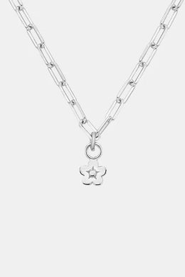 Sophie - Daisy Day Mini Link Necklace, Silver