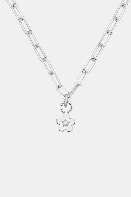 Sophie - Daisy Day Mini Link Necklace, Silver