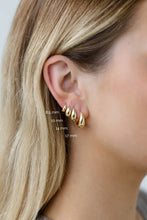 Sophie - Drop Huggies 14mm, Gold