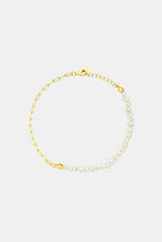 Sophie - Pearl Mini Link Bracelet, Gold