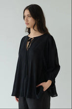 Sophie - Tie Top, Black